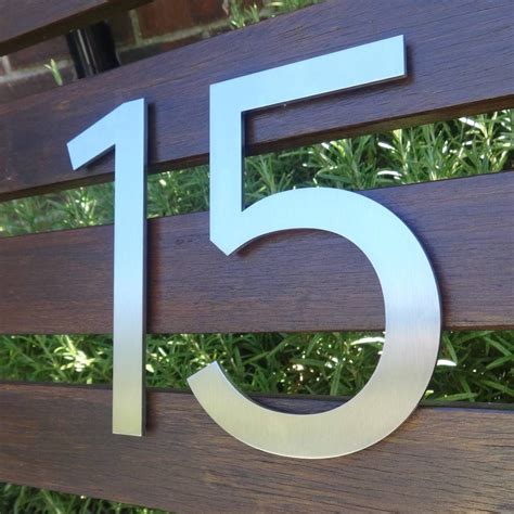 marine stainless steel house numbers